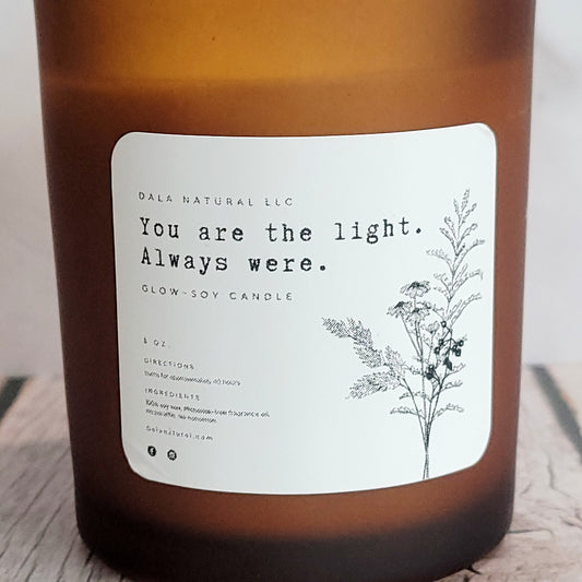 Glow – 6 oz Soy Candle • 40 Hours