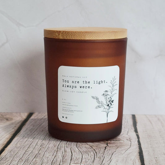 Glow – 6 oz Soy Candle • 40 Hours
