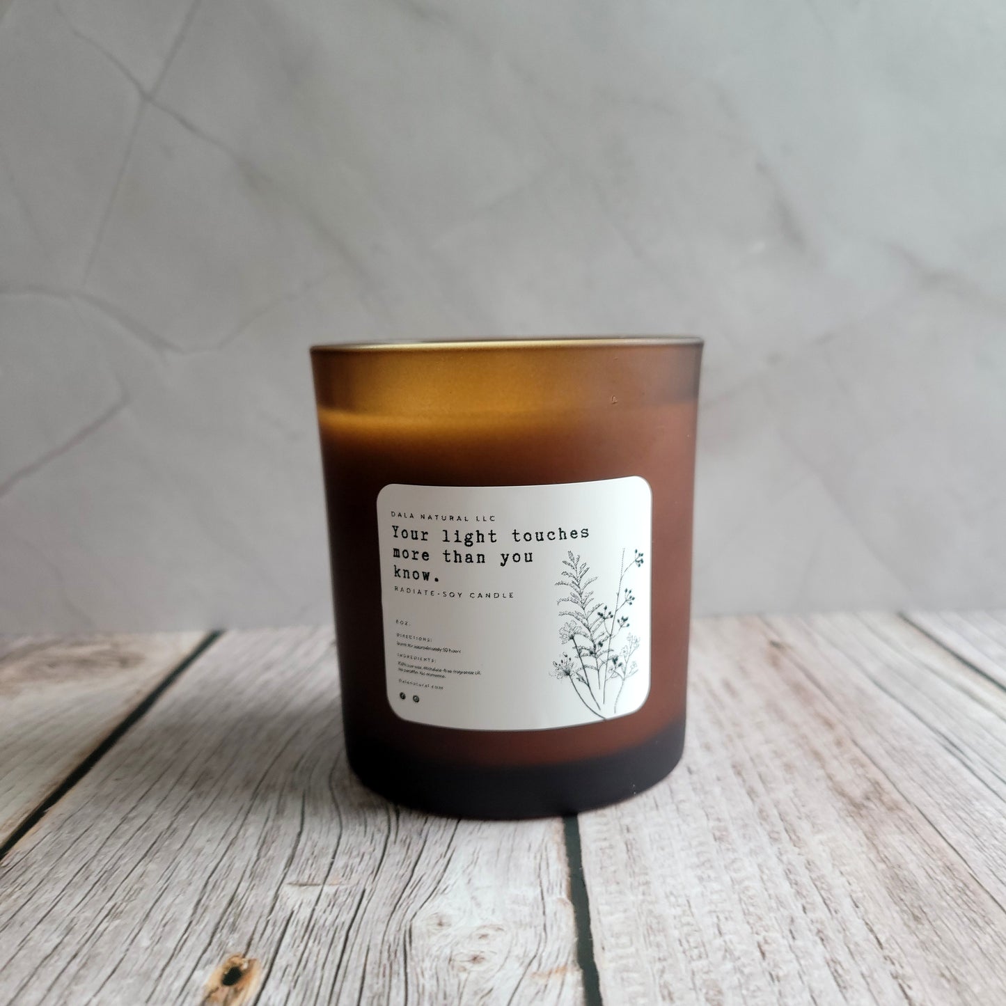 Radiate – 8 oz Soy Candle • 50+ Hours