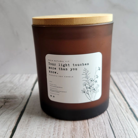 Radiate – 8 oz Soy Candle • 50+ Hours