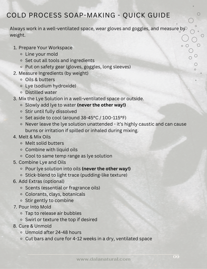 Natural Soapmaking Guide – Digital Download